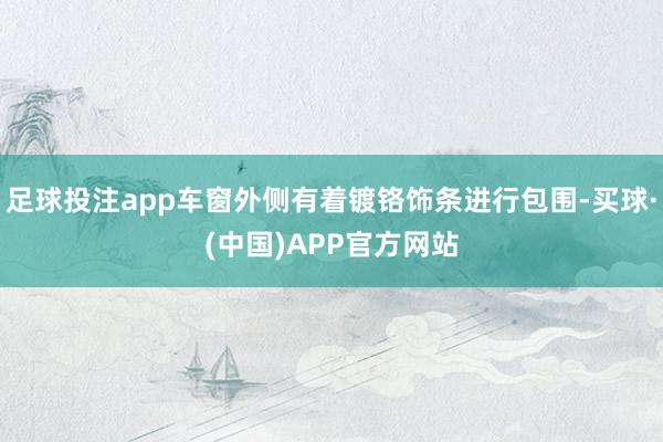 足球投注app车窗外侧有着镀铬饰条进行包围-买球·(中国)APP官方网站