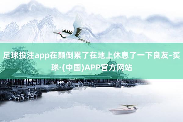 足球投注app在颠倒累了在地上休息了一下良友-买球·(中国)APP官方网站