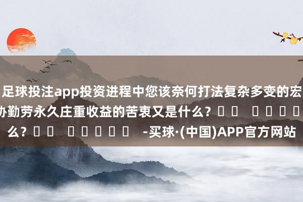 足球投注app投资进程中您该奈何打法复杂多变的宏不雅环境呢？投资组协勤劳永久庄重收益的苦衷又是什么？		  					  -买球·(中国)APP官方网站
