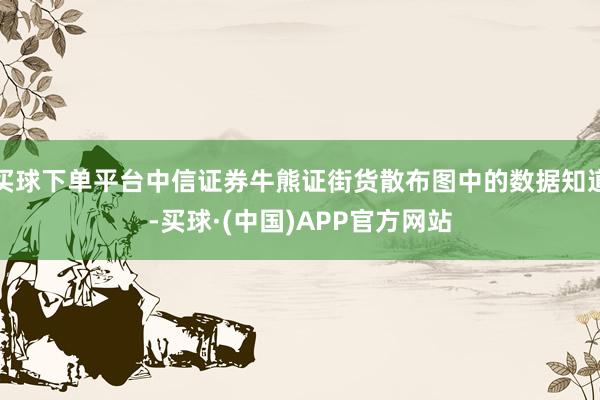买球下单平台中信证券牛熊证街货散布图中的数据知道-买球·(中国)APP官方网站