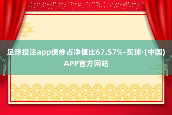 足球投注app债券占净值比67.57%-买球·(中国)APP官方网站