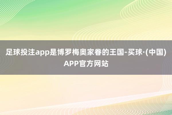 足球投注app是博罗梅奥家眷的王国-买球·(中国)APP官方网站