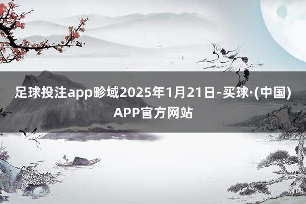 足球投注app畛域2025年1月21日-买球·(中国)APP官方网站