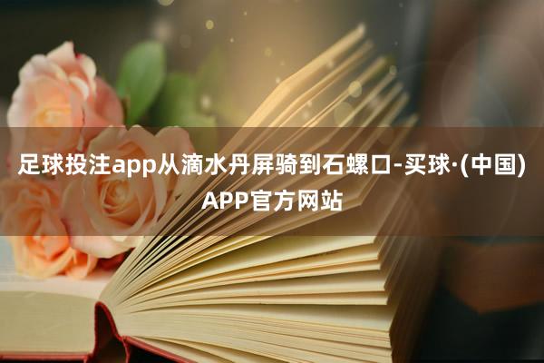 足球投注app从滴水丹屏骑到石螺口-买球·(中国)APP官方网站