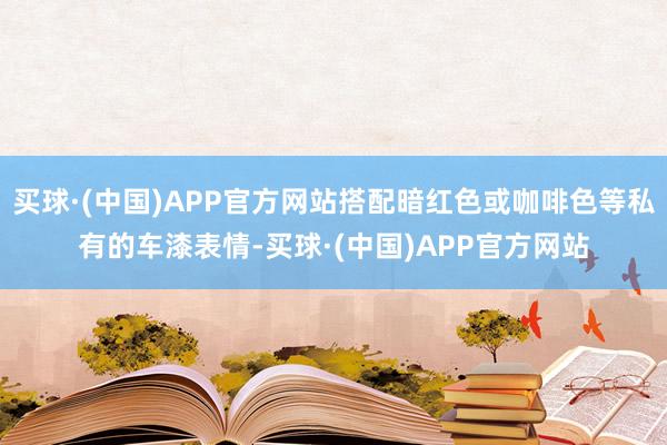 买球·(中国)APP官方网站搭配暗红色或咖啡色等私有的车漆表情-买球·(中国)APP官方网站