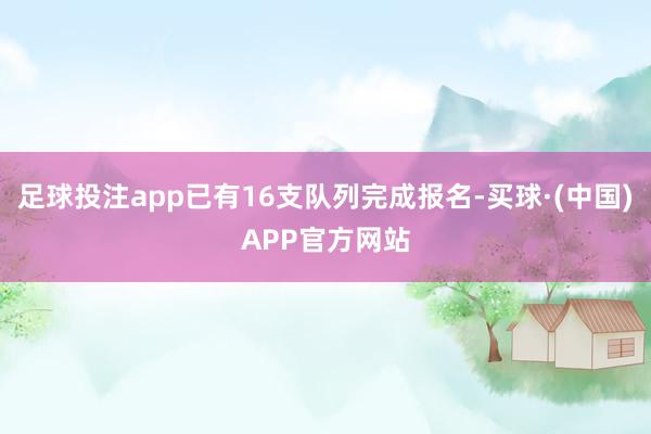 足球投注app已有16支队列完成报名-买球·(中国)APP官方网站
