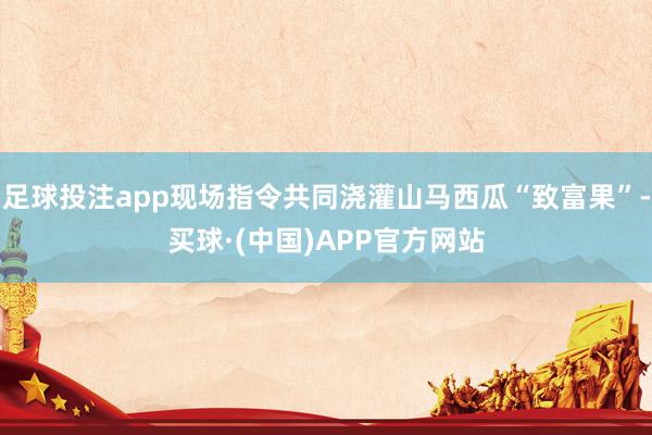 足球投注app现场指令共同浇灌山马西瓜“致富果”-买球·(中国)APP官方网站